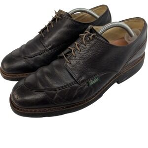 Paraboot Globe Avignon Pebble Shoes Mens 10 Brown Leather Made France